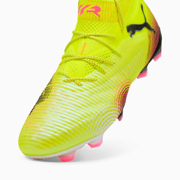 Chaussures de soccer à crampons pour terrain ferme FUTURE 8 ULTIMATE Homme, Yellow Alert-PUMA Black-Sun Struck, extralarge